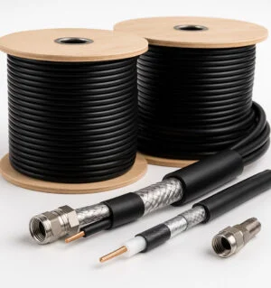 كوابل محورية RG-6/RG-11 احترافية لشبكات مصر من SCI